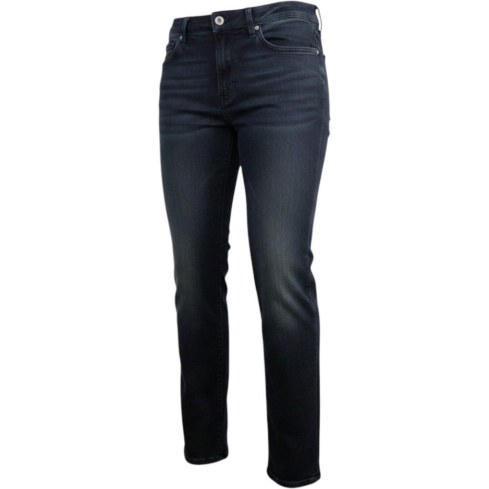 Mac Dream Jeans 5401 Women 14 Black Straight Leg Dark Wash Stretch Denim‎ Luxe